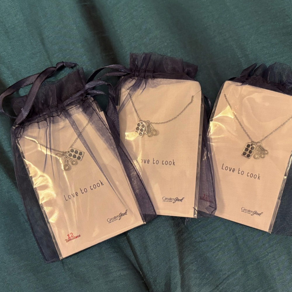 Greater Good “Love to Cook” Necklaces - set of 3